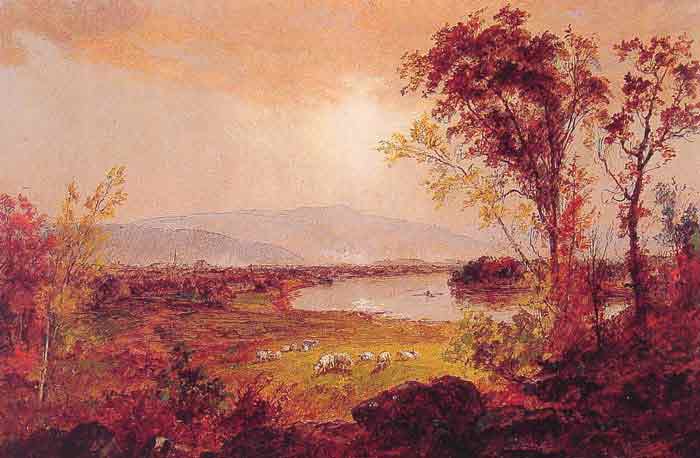 Oil painting for sale:A Bend in the River, 1892