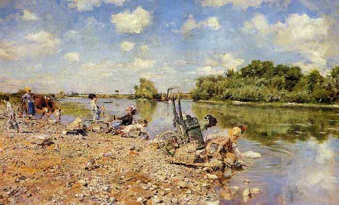 Oil painting for sale:The Laundry, 1874