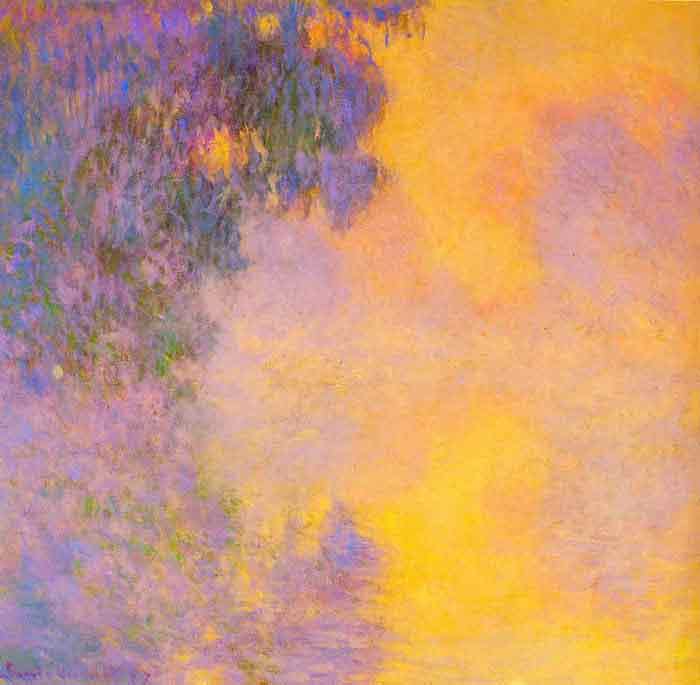 Oil painting for sale:Misty morning on the Seine sunrise, 1892