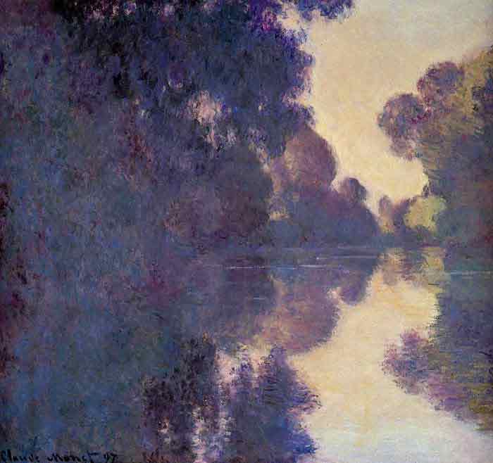 Oil painting for sale:Morning on the Seine, Clear Weather, 1897