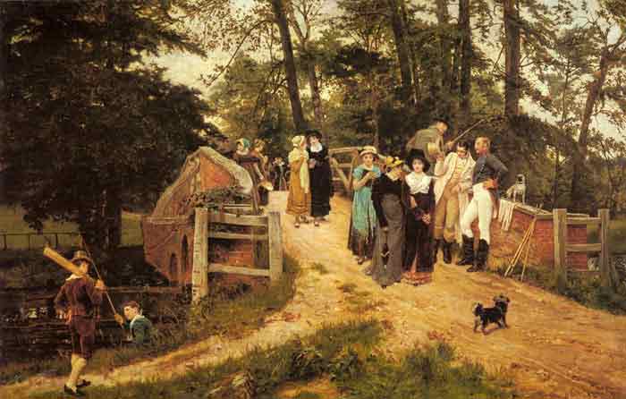 Oil painting for sale:The School Belles, 1877