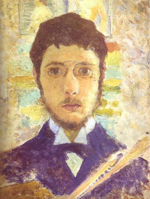 Oil painting:Self-Portrait. c. 1889