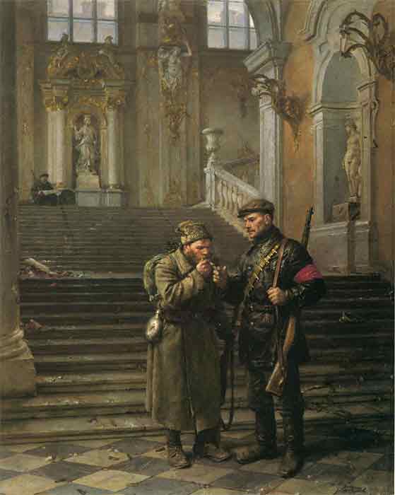 Oil painting for sale:The Pallace is Taken, 1954