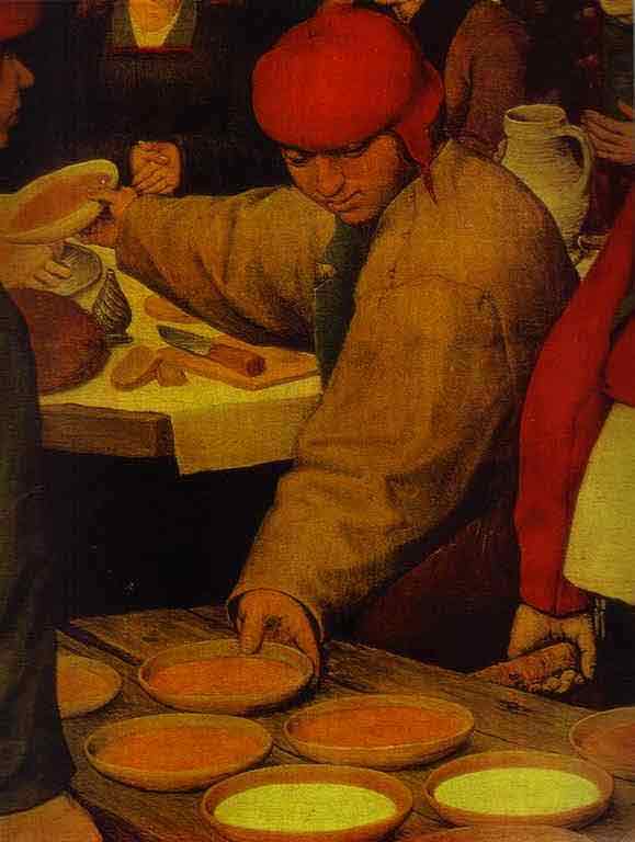 The Peasant Wedding. Detail. 1567