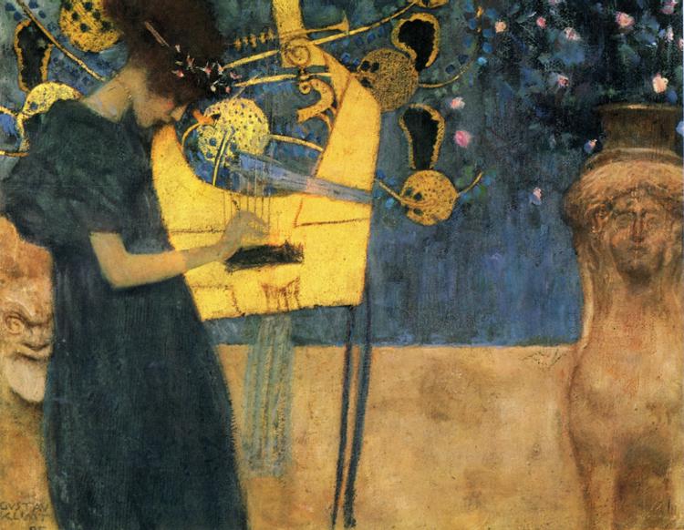 Oil painting:Music. 1895