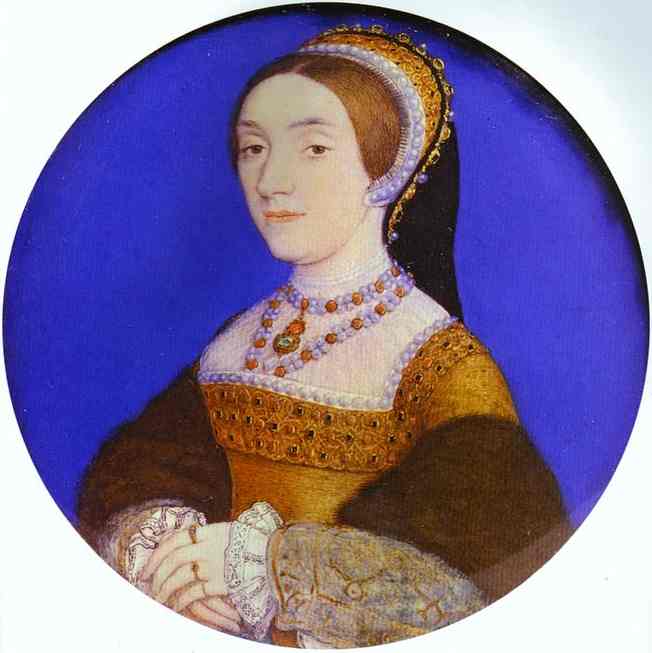 Oil painting:Portrait of an Unknown Lady (Catherine Howard?) c. 1541