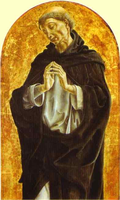 Oil painting:St. Dominic.