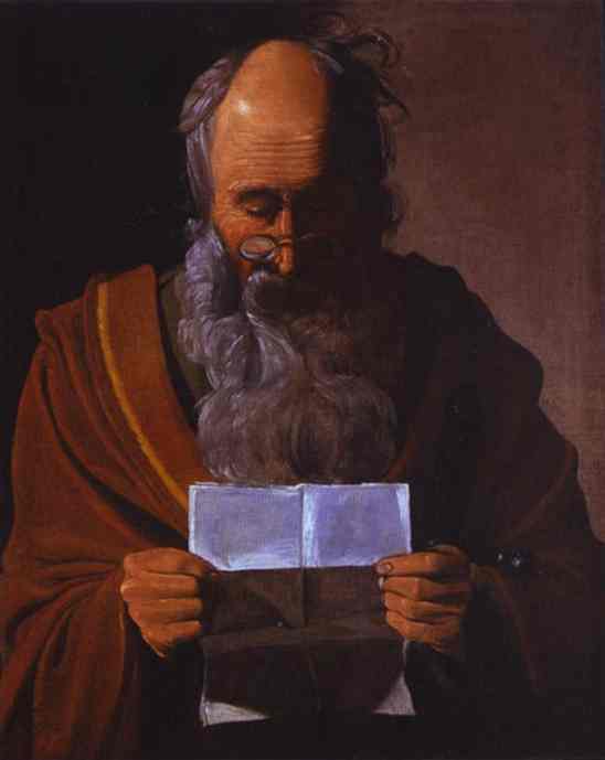 Oil painting:St. Paul. (Copy of the lost original). c. 1615-1620