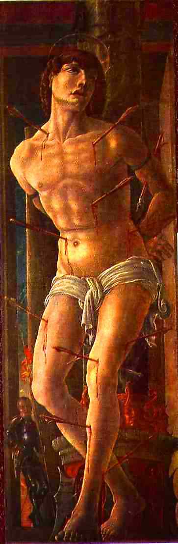 Oil painting:St. Sebastian.