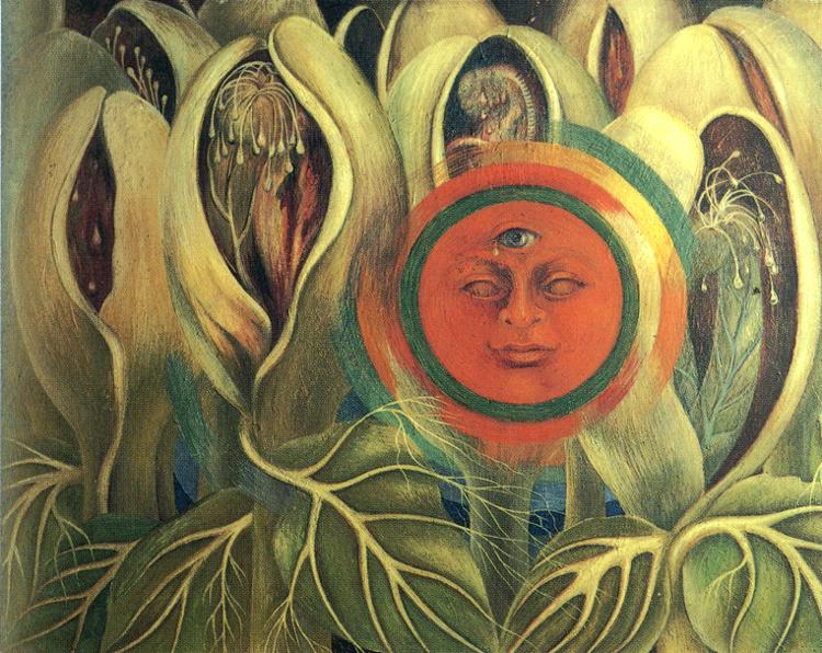 Oil painting:Sun and Life. 1947