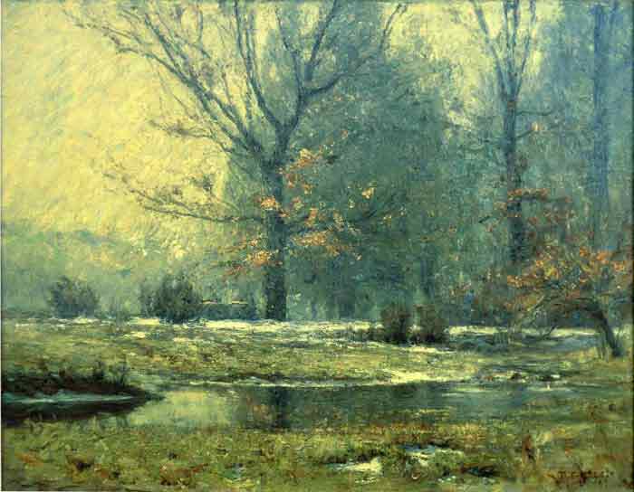 Oil painting for sale:Creek in Winter, 1899