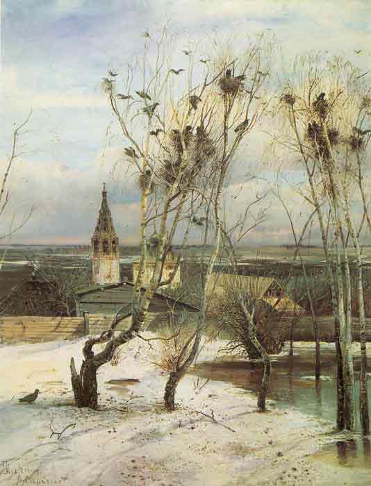 Oil painting for sale:Crows Came Along, 1871