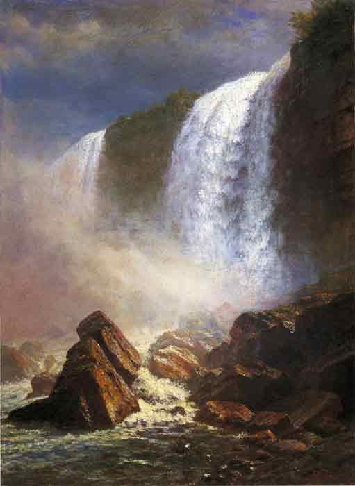 Oil painting for sale:Falls of Niagara from Below