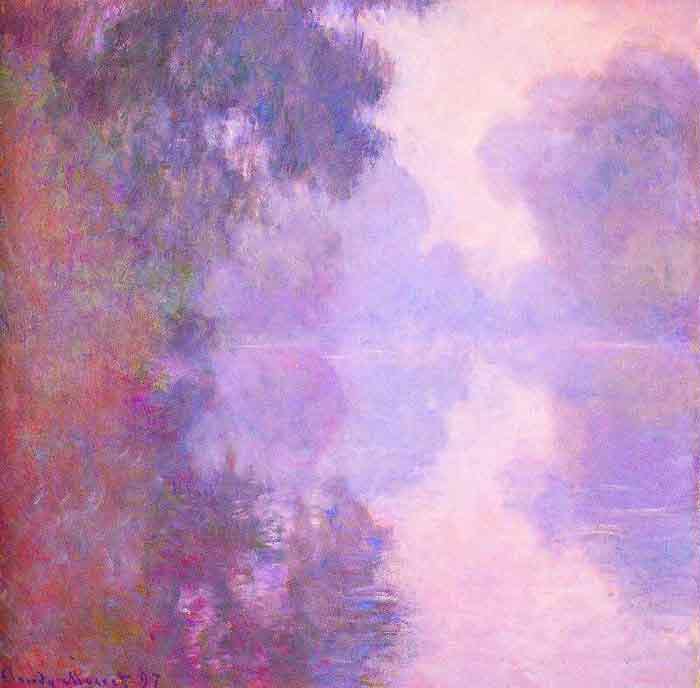 Oil painting for sale:Misty morning on the Seine , 1892