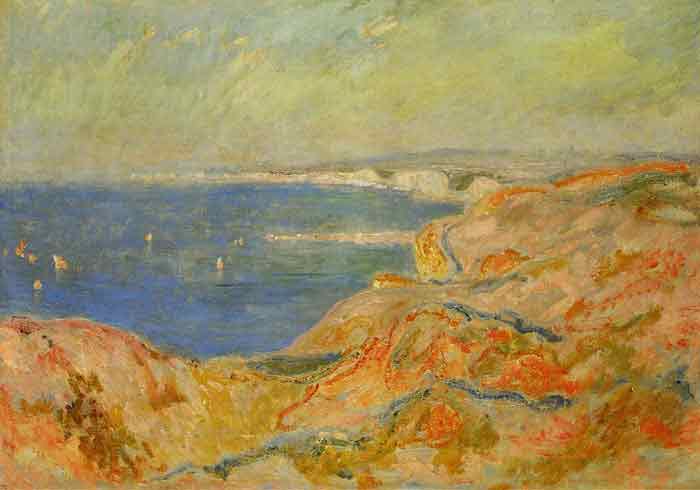 Oil painting for sale:On the Cliff near Dieppe, 1897