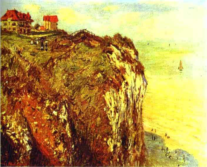 Cliffs near Dieppe 1882.