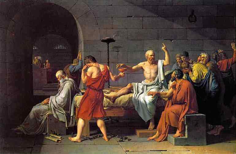 The Death of Socrates. 1787