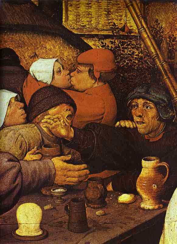 The Peasant Dance. Detail. 1567