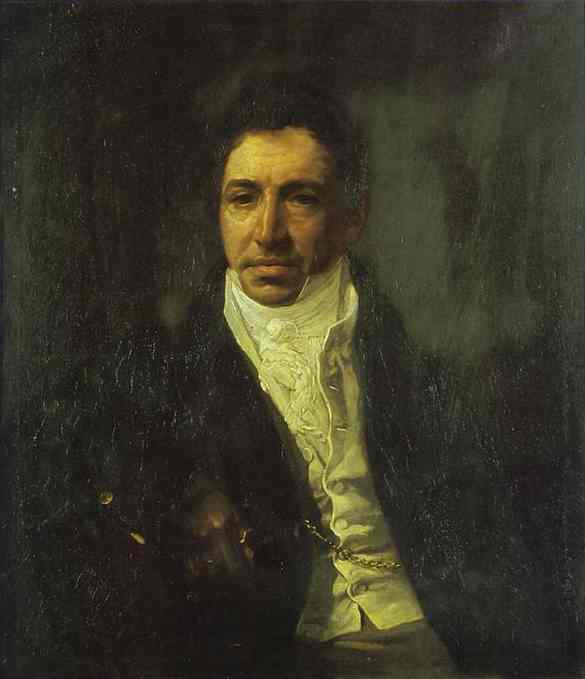 Oil painting:Portrait of the Secretary of State Piotr Kikin. 1821-1822