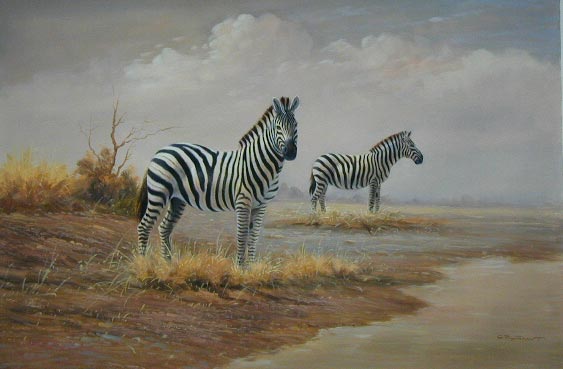 Oil painting for sale:horses-010