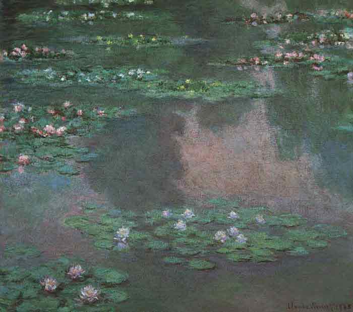 Oil painting for sale:Water Lillies I