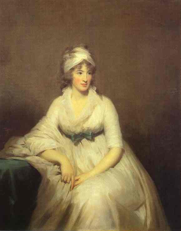 Oil painting:Portrait of Isabella McLeod, Mrs. James Gregory. c.1798