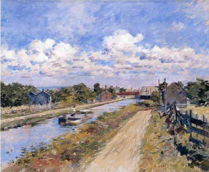 Oil painting for sale:On the Canal (of Port Ben Series), 1893