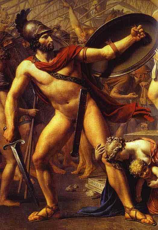 The Intervention of the Sabine Women. Detail. 1799