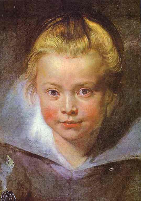 Oil painting:Head of a Girl. 1618