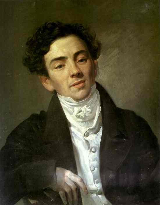 Oil painting:Portrait of the Actor A. N. Ramazanov. 1821