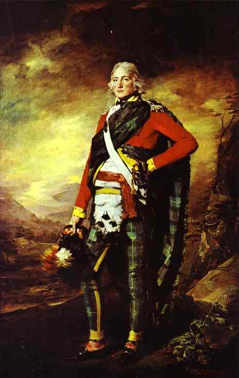 Oil painting:Sir John Sinclair. About 1794