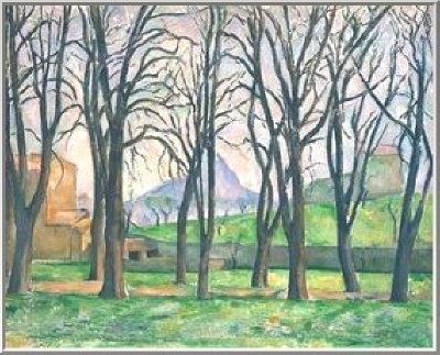 Oil painting for sale:Chestnut Trees jas de Buffan