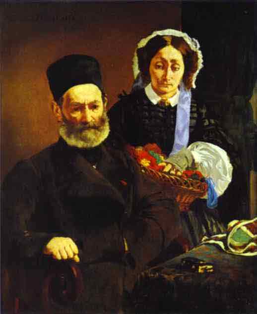 Portrait of M. and Mme. Auguste Manet. 1860