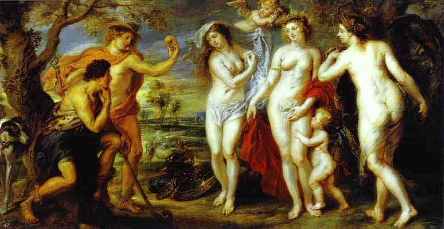 The Judgment of Paris. c.1639