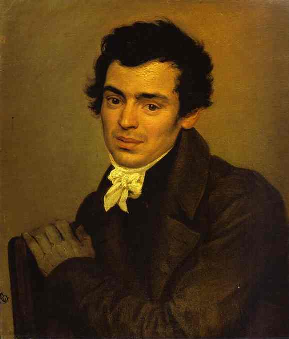 Oil painting:Portrait of the Architect K. A. Ton. 1823