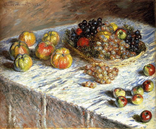 Still-Life - Apples and Grapes