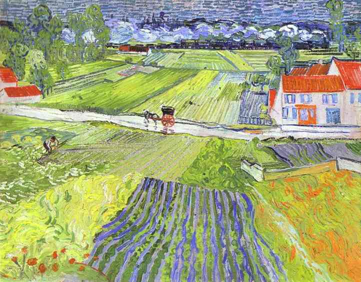 A Road in Auvers After the Rain