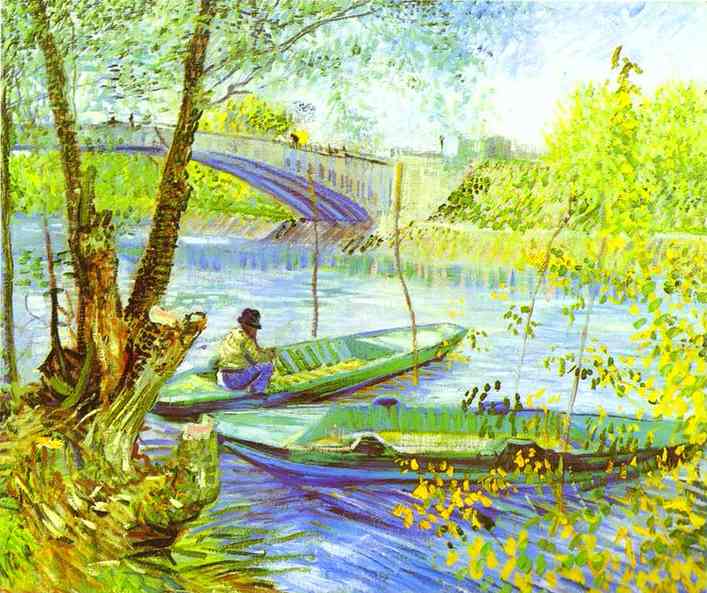 Fishing in the Spring, Pont de Clichy