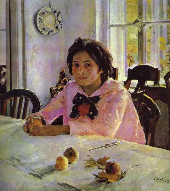 Girl with Peaches