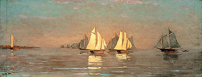 Gloucester, Mackerel Fleet at Dawn