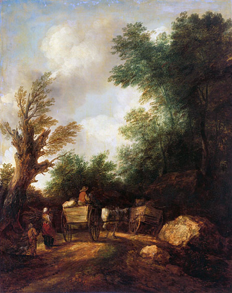 Landscape with Country Carts