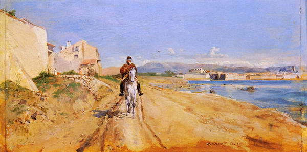 Self-Portrait Along the Route de la Salice, Antibes