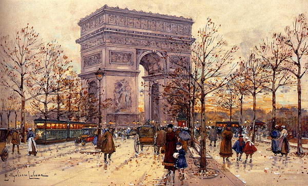 The Arc de Triomphe