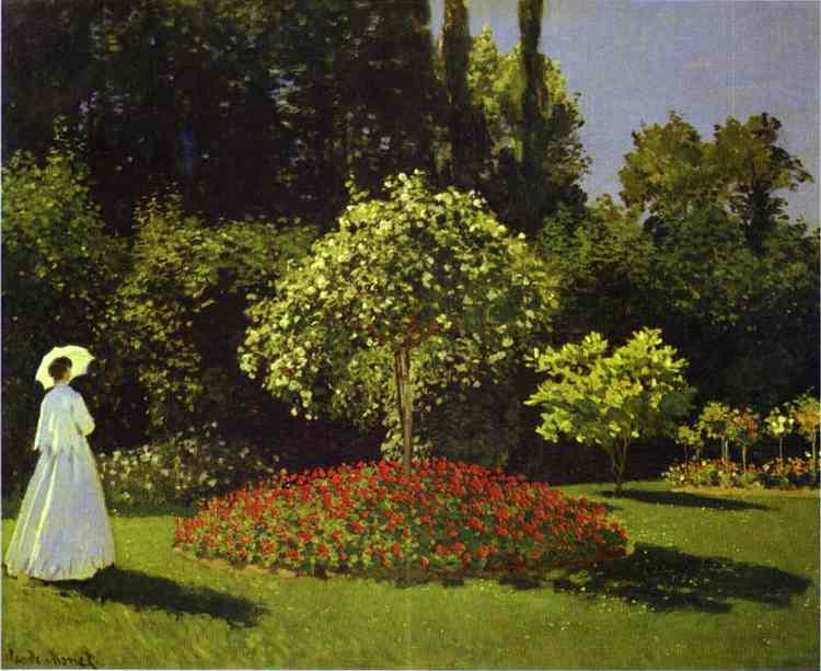 Woman in a Garden