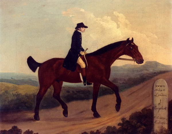 A Horseman on the Road to Bagshot