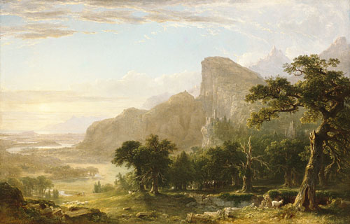 Landscape Scene from Thanatopsis