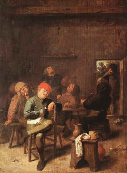 Peasants Smoking and Drinking