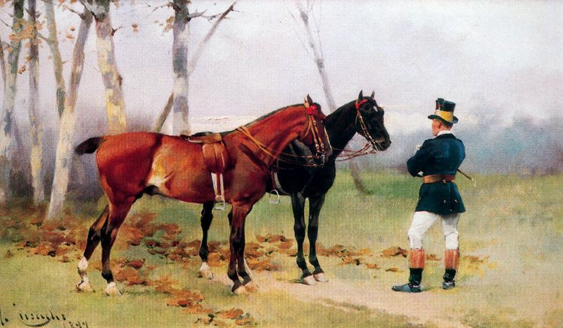 Rider and Horses