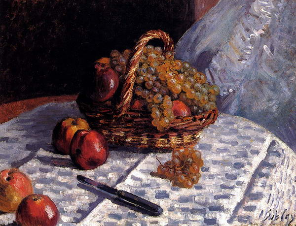 Still-Life - Apples and Grapes