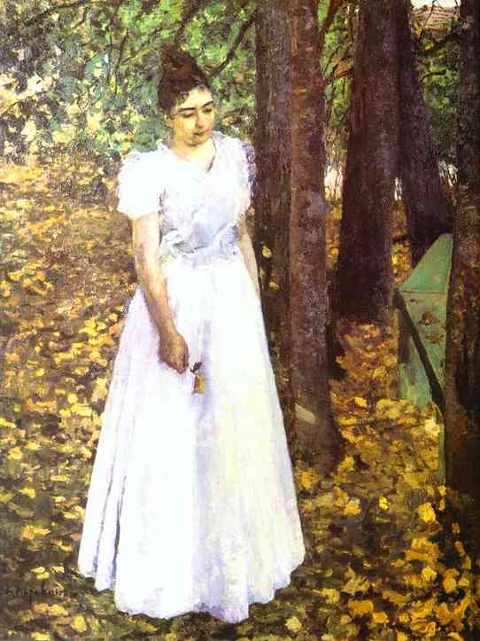 Young Woman in a Garden